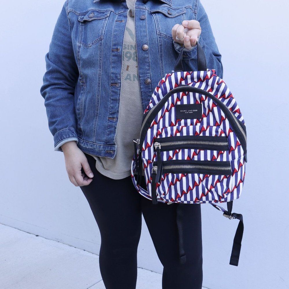 NWT Marc Jacobs Backpack in Paris Blue Kiss